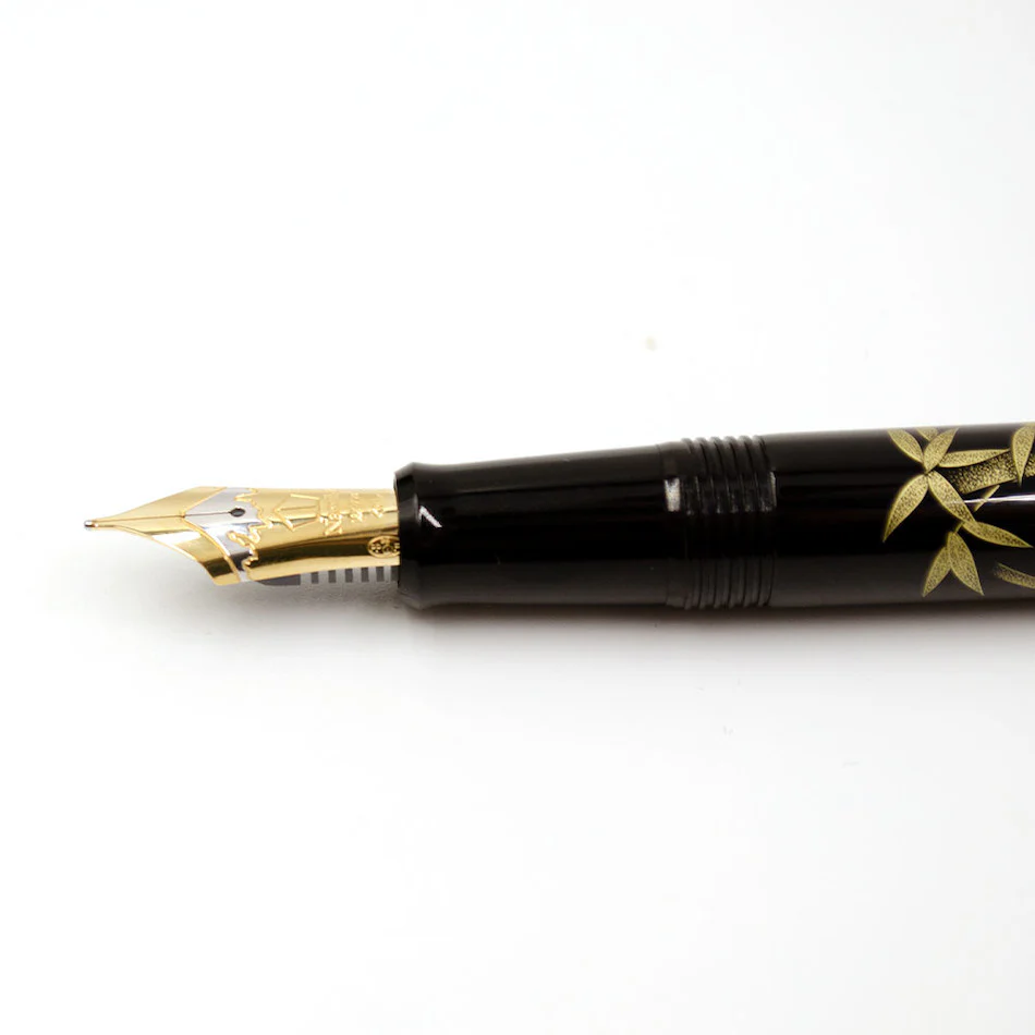 Namiki Raden Yukari Chinkin Bamboo and Sparrow Fountain Pen - Image 3