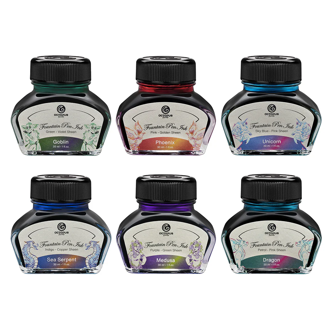 Octopus Sheen Fountain Pen Ink 30ml - Image 2