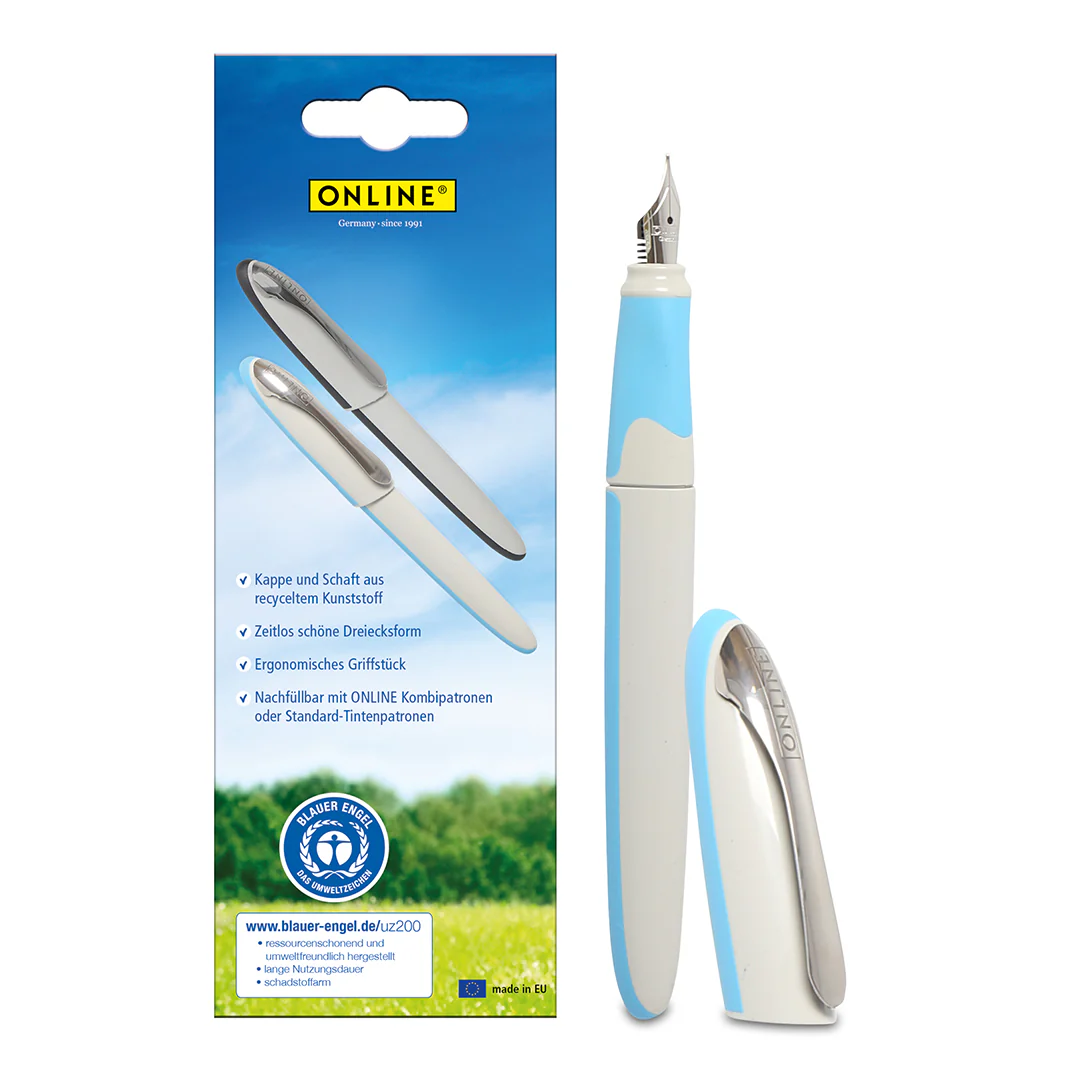 ONLINE AIR Blue Angel certificated fountain pen Blue n'Grey