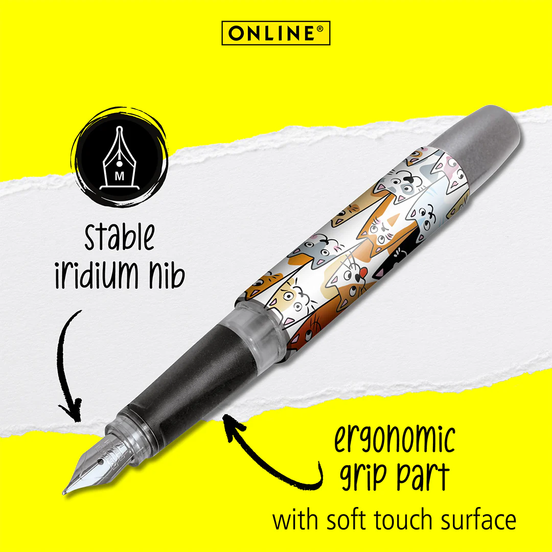 ONLINE Campus Fountain Pen Fluffy Cats - Image 2