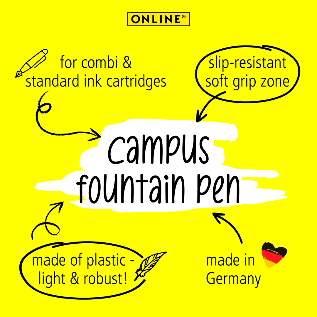 ONLINE Campus Fountain Pen Petrol - Image 3