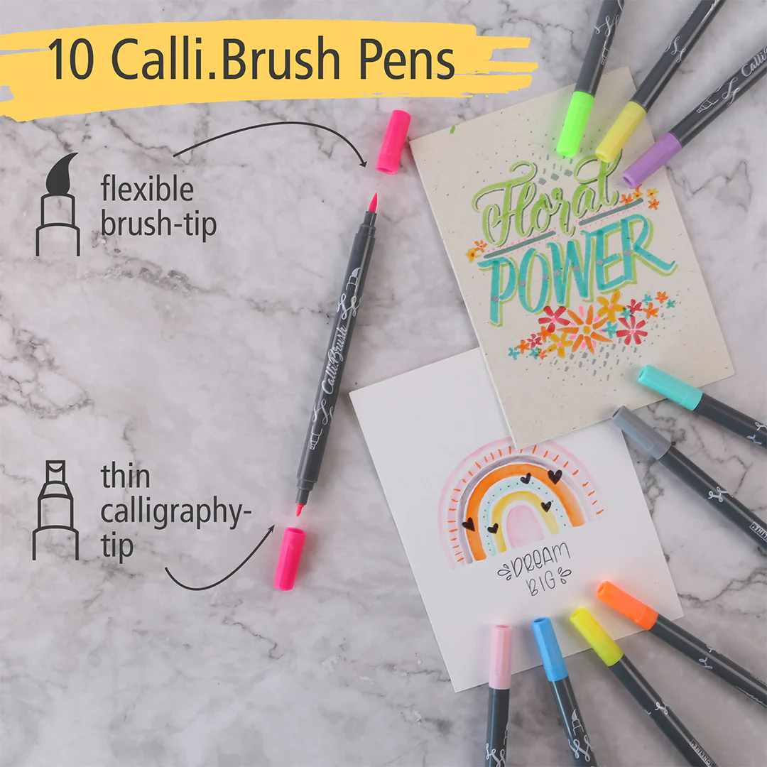 ONLINE Handlettering Calligraphy Pen Set of 10 - Image 2