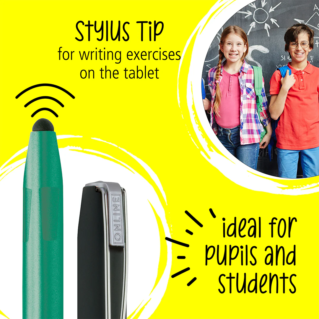 ONLINE Switch Plus Rollerball Pen with Stylus Tip Green - Image 3