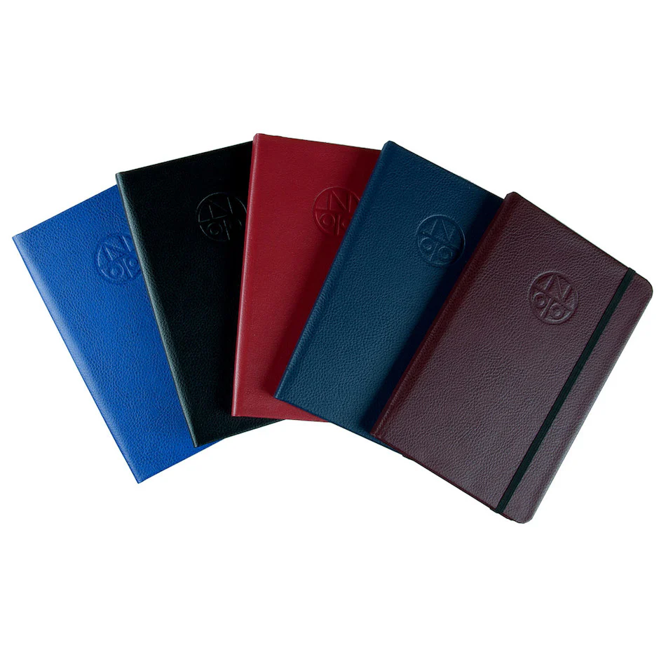 Onoto A5 Leather Notebook Claret - Image 2