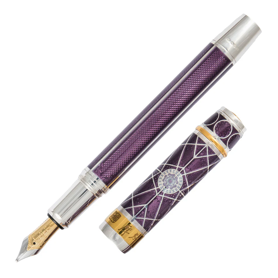 Onoto King's College Fountain Pen Xu Zhimo Sterling Silver Limited Edition