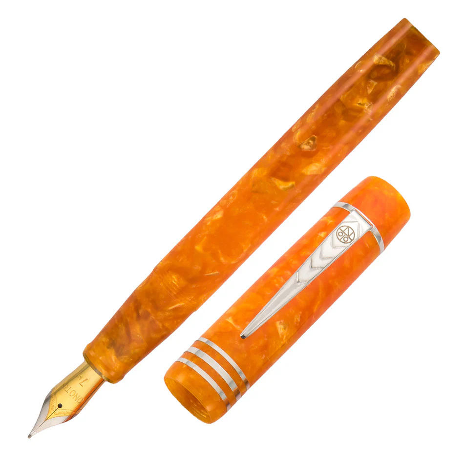 Onoto Magna Classic Fountain Pen Orange Pearl