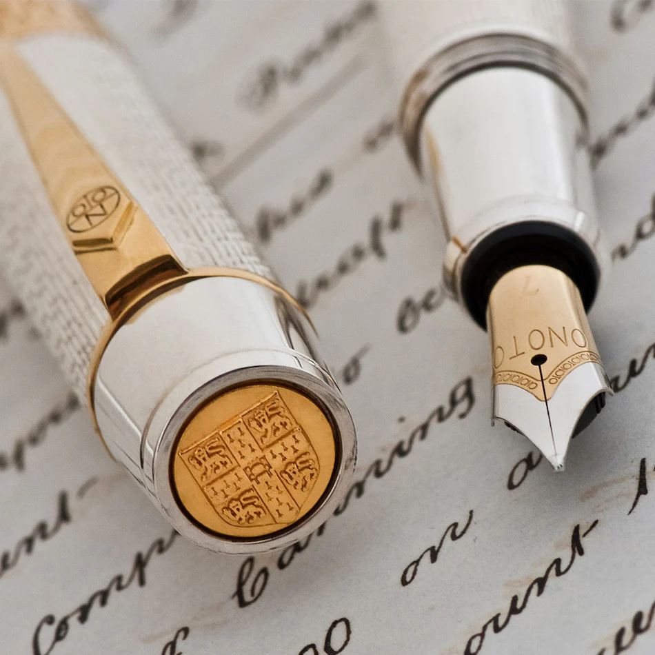 Onoto University of Cambridge Fountain Pen Sterling Silver - Image 2