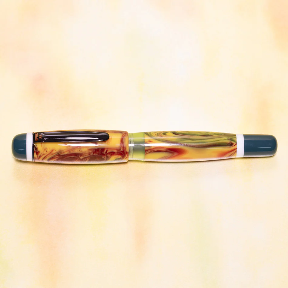 Opus 88 Bela Eye Dropper Fountain Pen Green - Image 3