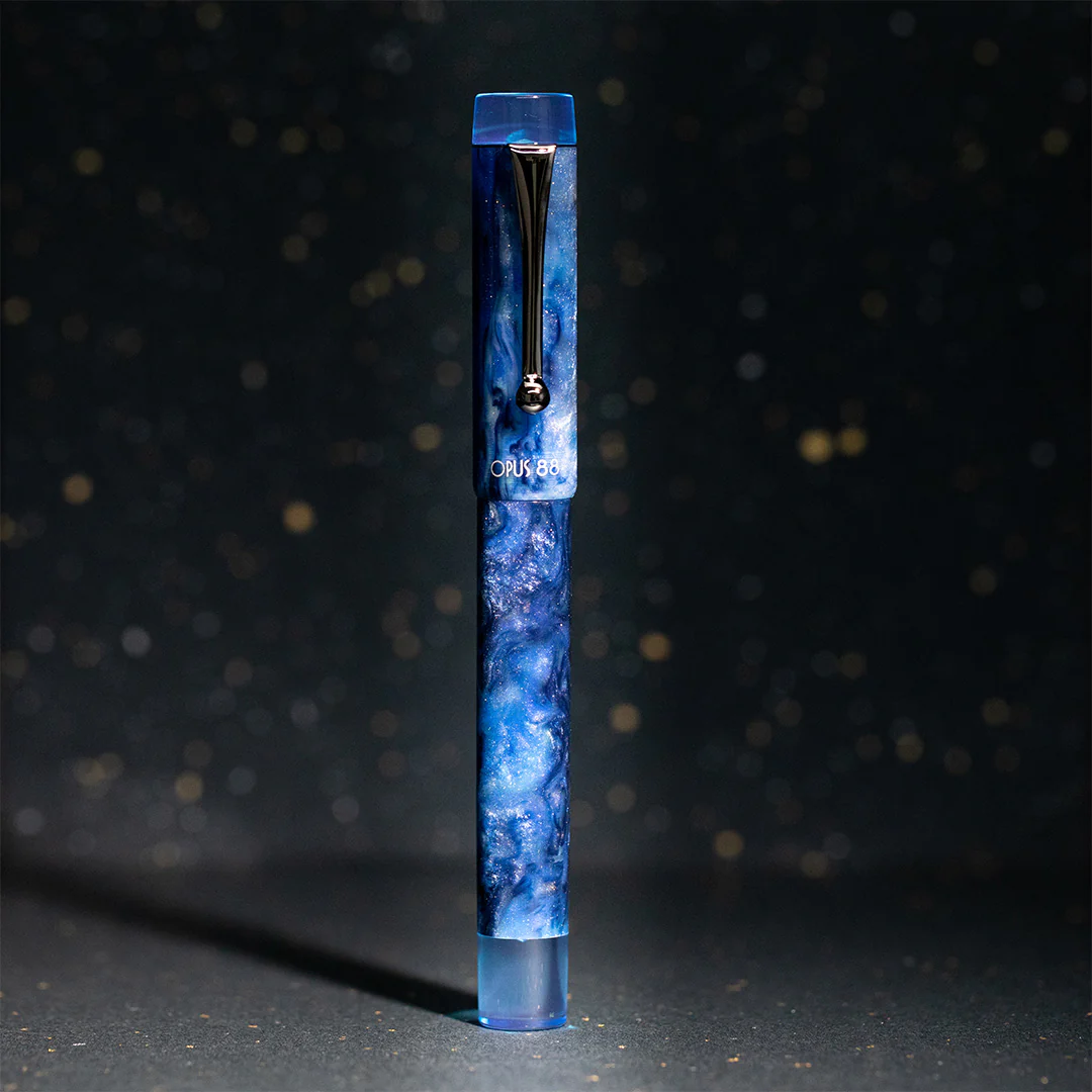 Opus 88 Demonstrator Eye Dropper Fountain Pen Sapphire - Image 6