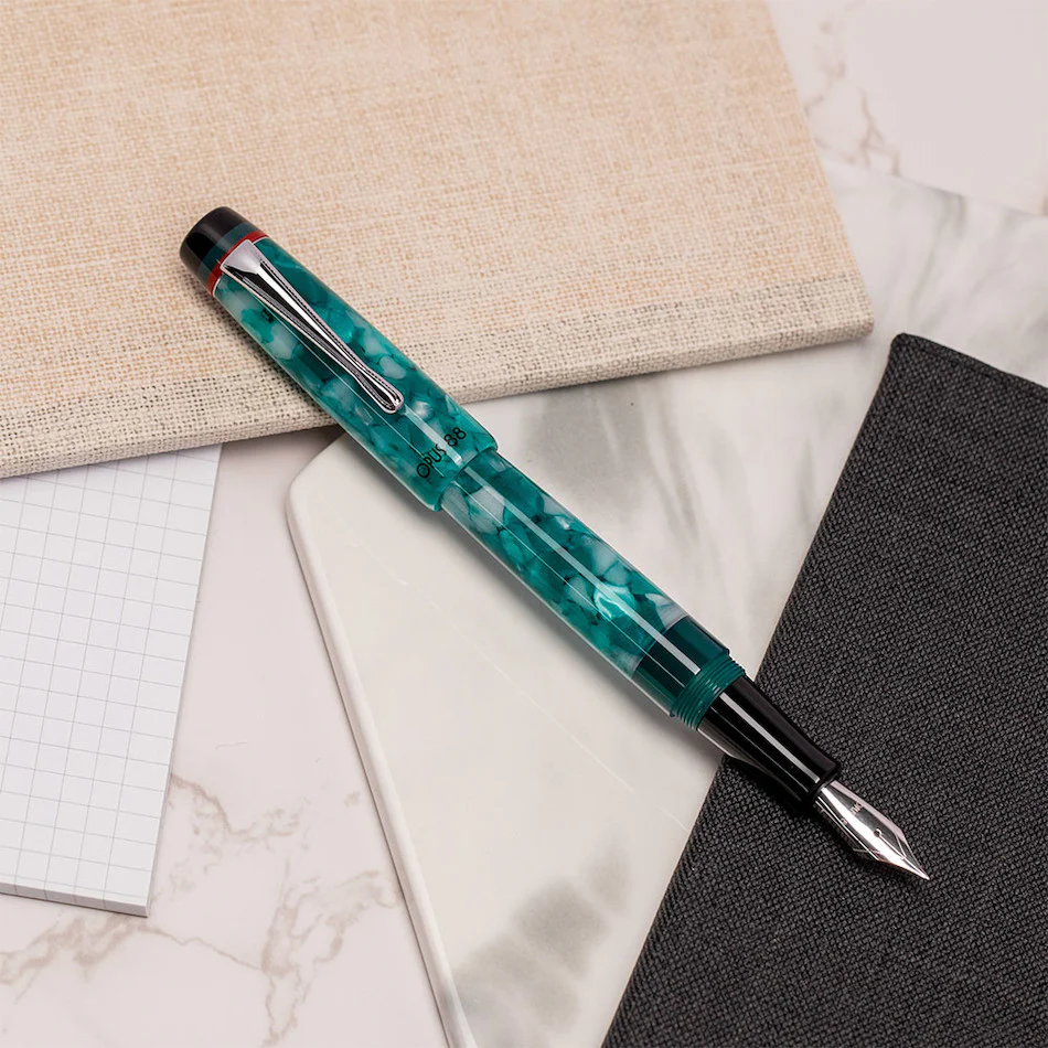 Opus 88 Minty Fountain Pen Light Blue - Image 5