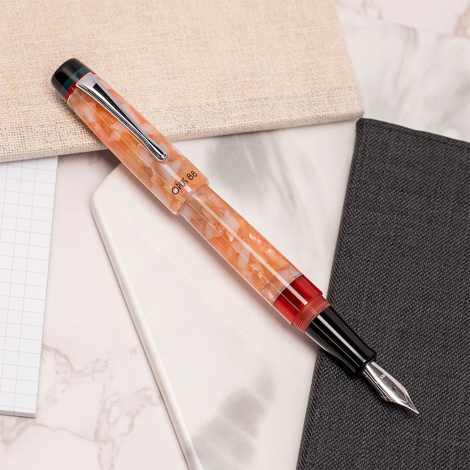 Opus 88 Minty Fountain Pen Orange - Image 5