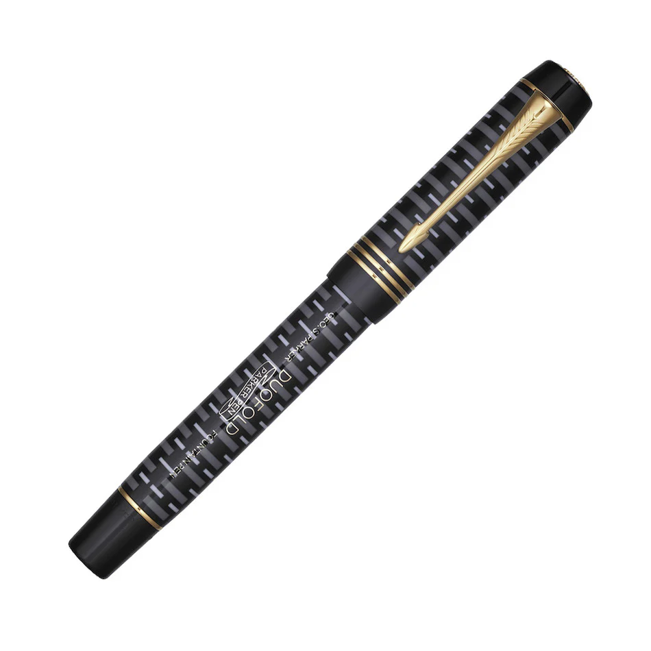 Parker Duofold 100th Anniversary Limited Edition Fountain Pen Black - Image 2