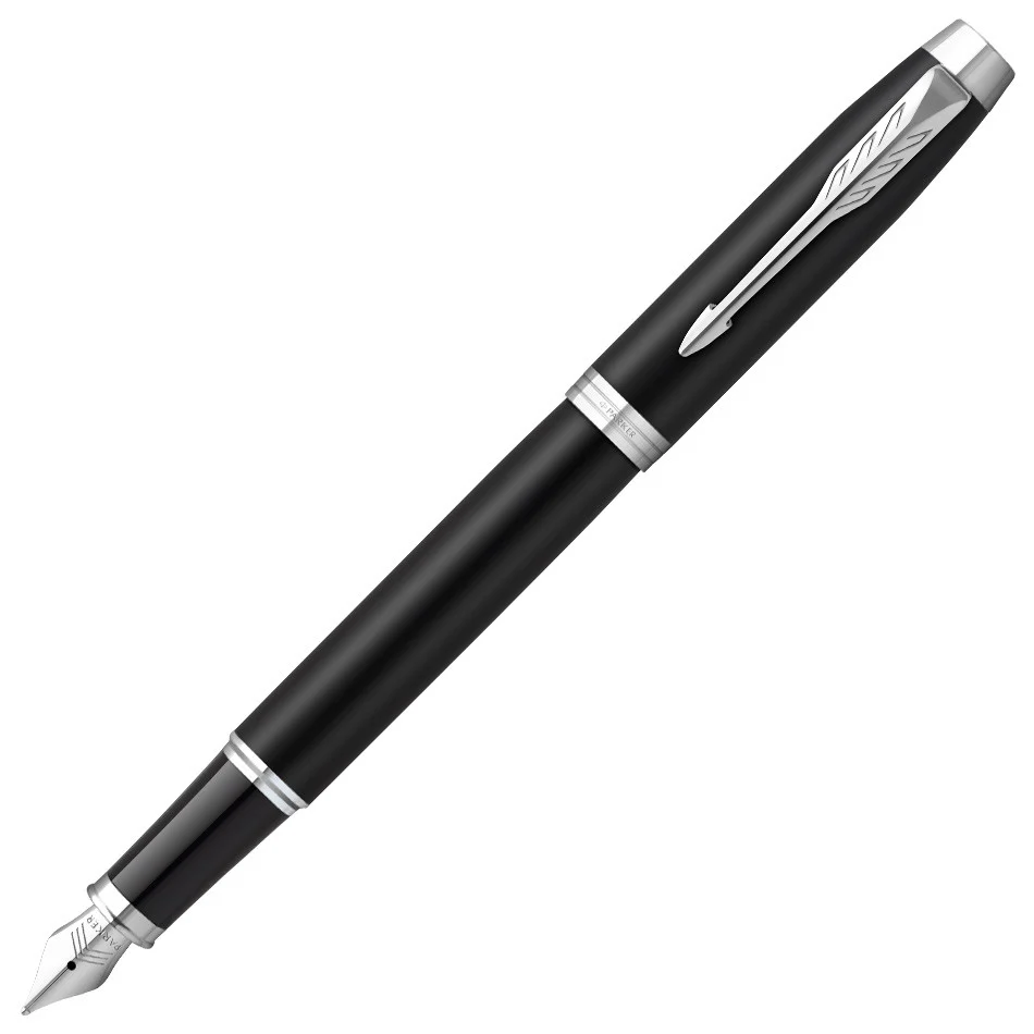 Parker IM Fountain Pen Matt Black with Chrome Trim