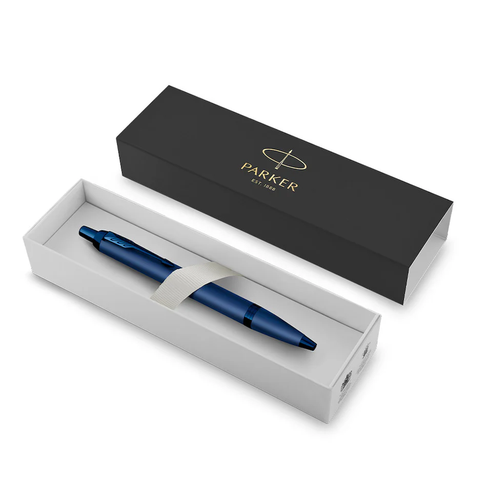 Parker IM Monochrome Blue Ballpoint Pen - Image 4