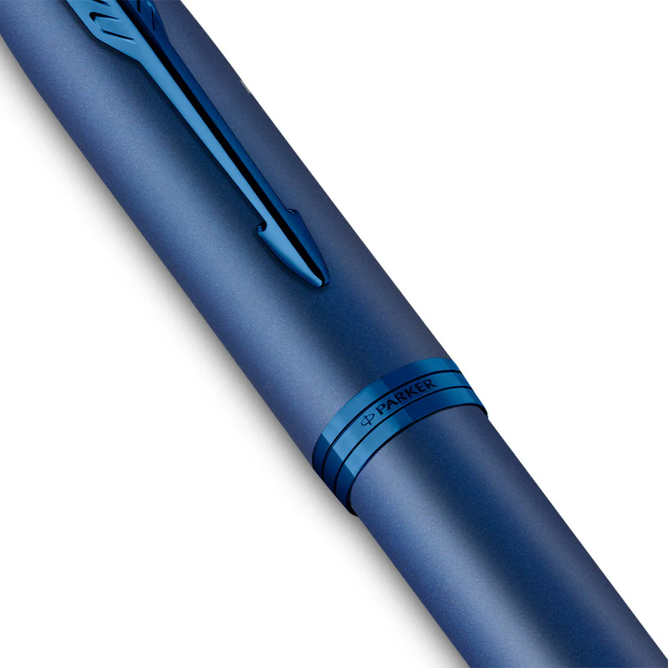 Parker IM Monochrome Blue Fountain Pen - Image 7