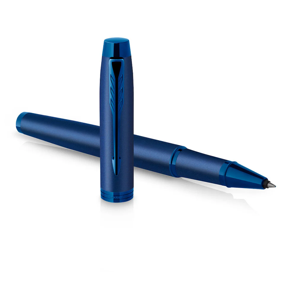 Parker IM Monochrome Blue Rollerball Pen - Image 3