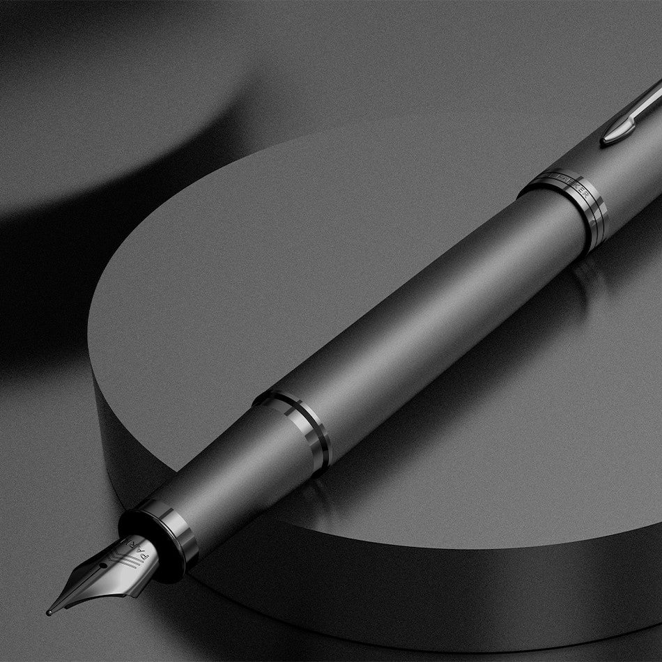 Parker IM Monochrome Titanium Fountain Pen - Image 2