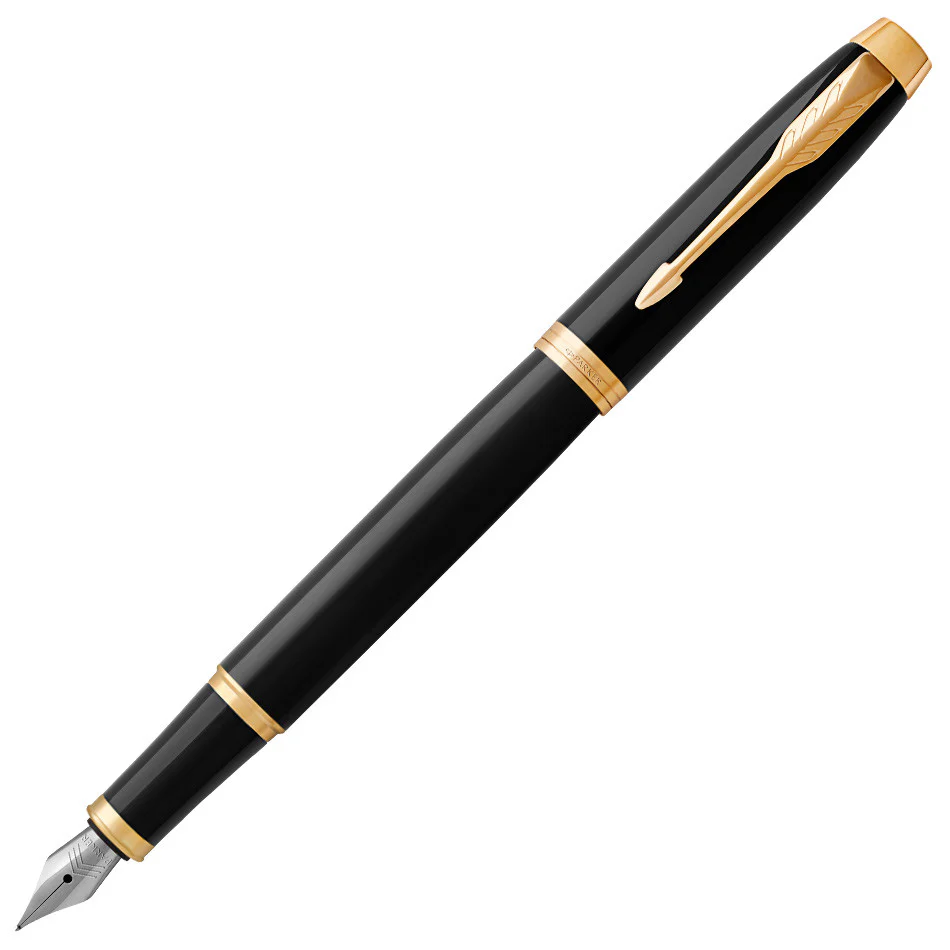 Parker IM Premium Fountain Pen Black with Gold Trim