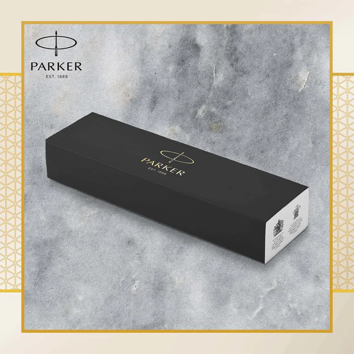 Parker IM Premium Fountain Pen Warm Silver with Gold Trim - Image 3