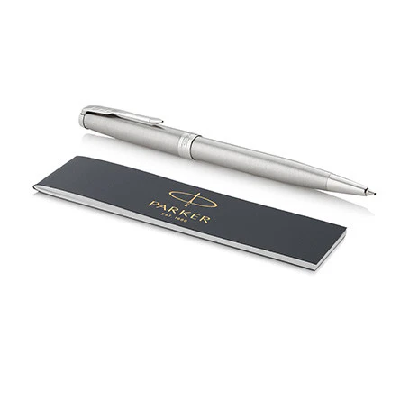 Parker Sonnet Ballpoint Pen Stainless Steel with Palladium Trim - Image 3