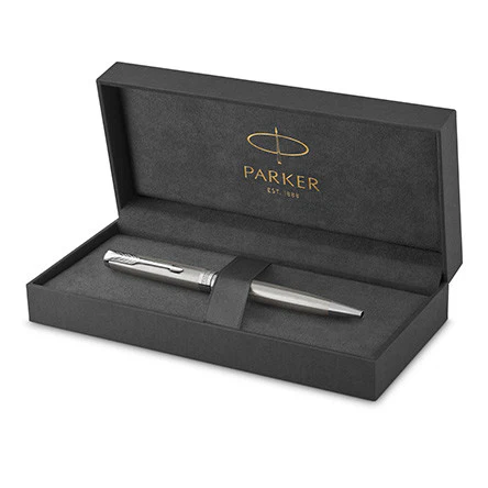 Parker Sonnet Ballpoint Pen Stainless Steel with Palladium Trim - Image 4