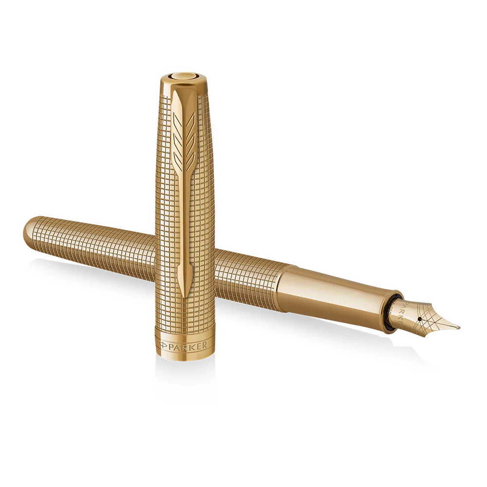 Parker Sonnet Fountain Pen Cisele Gold 18kt Nib - Image 5