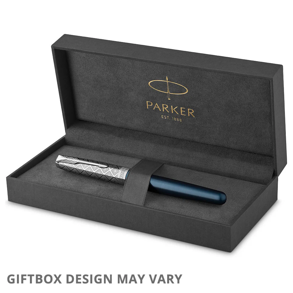 Parker Sonnet Fountain Pen Metal Blue - Image 3