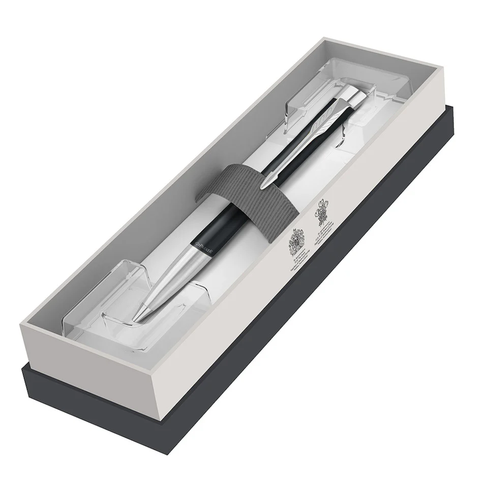 Parker Urban Twist Ballpoint Pen Muted Black with Chrome Trim in Giftbox