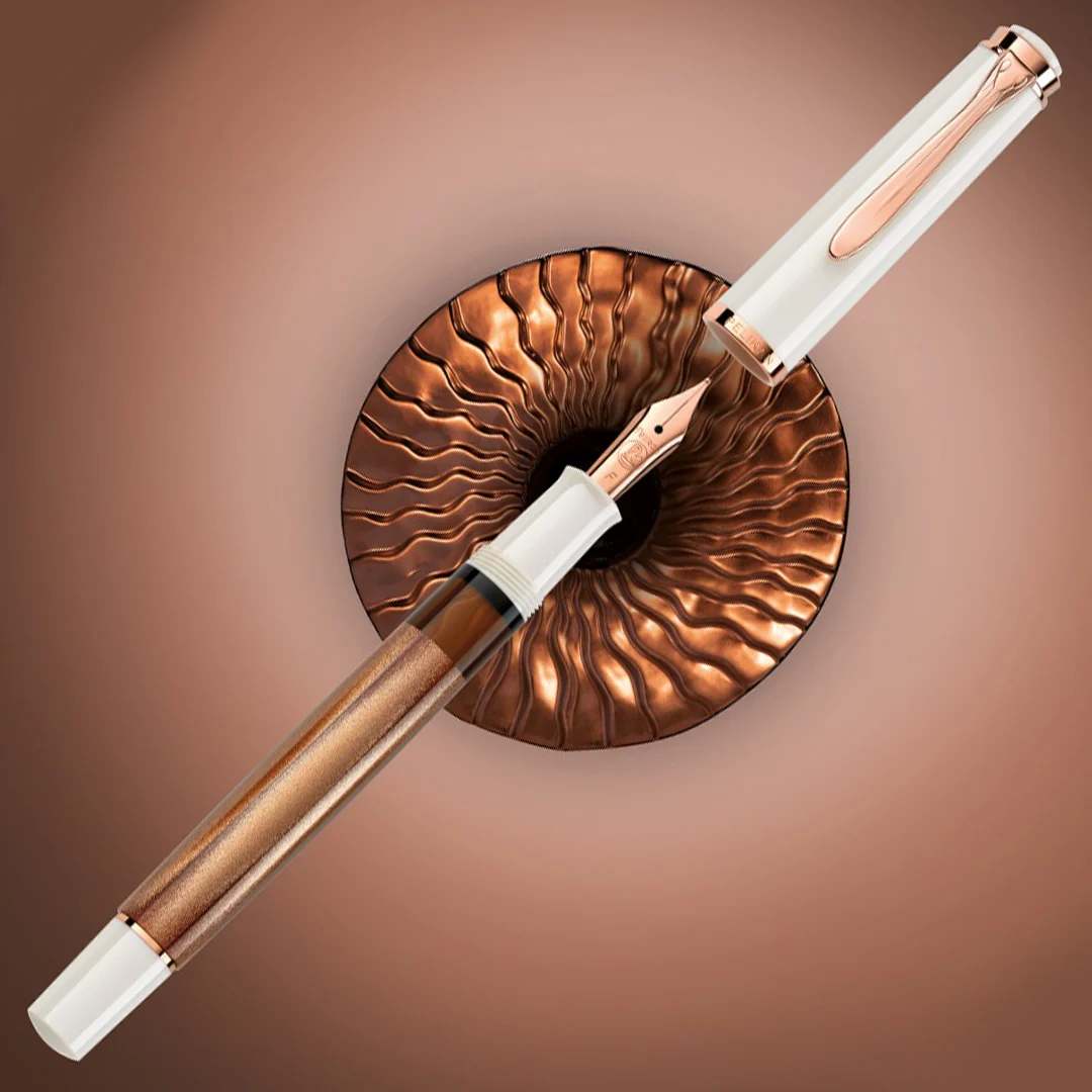 Pelikan Classic M200 Copper Rose Gold Special Edition Fountain Pen - Image 2