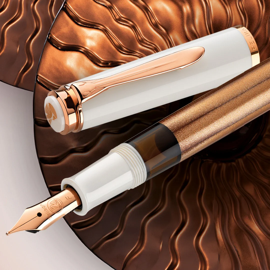 Pelikan Classic M200 Copper Rose Gold Special Edition Fountain Pen - Image 3