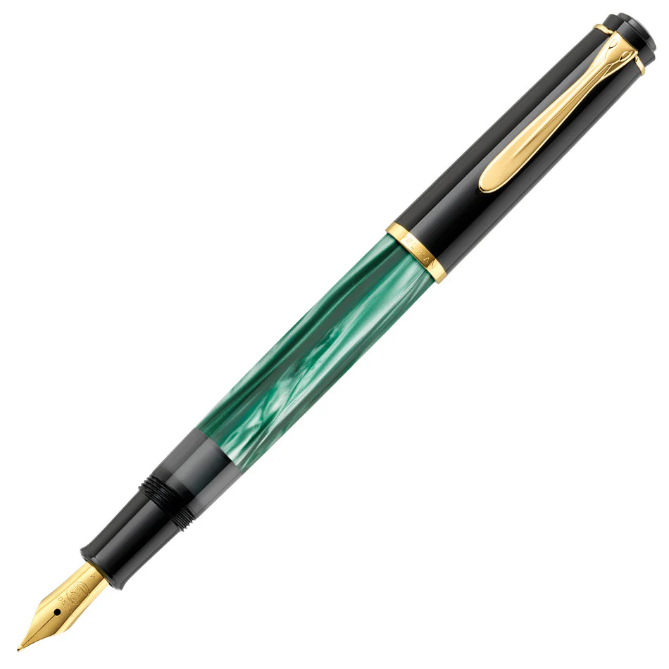 Pelikan Classic M200 Green Marbled Fountain Pen