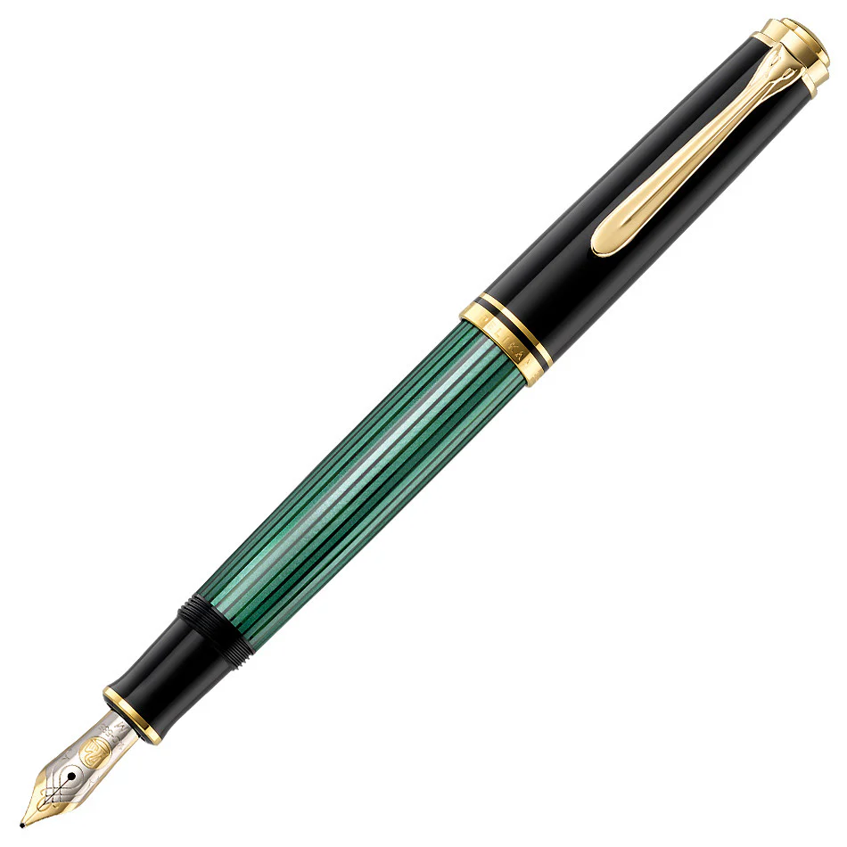 Pelikan Souveran M600 Fountain Pen Black / Green