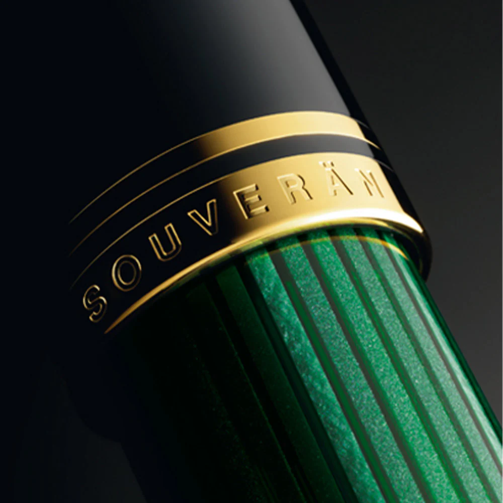 Pelikan Souveran M800 Fountain Pen Black / Green - Image 2