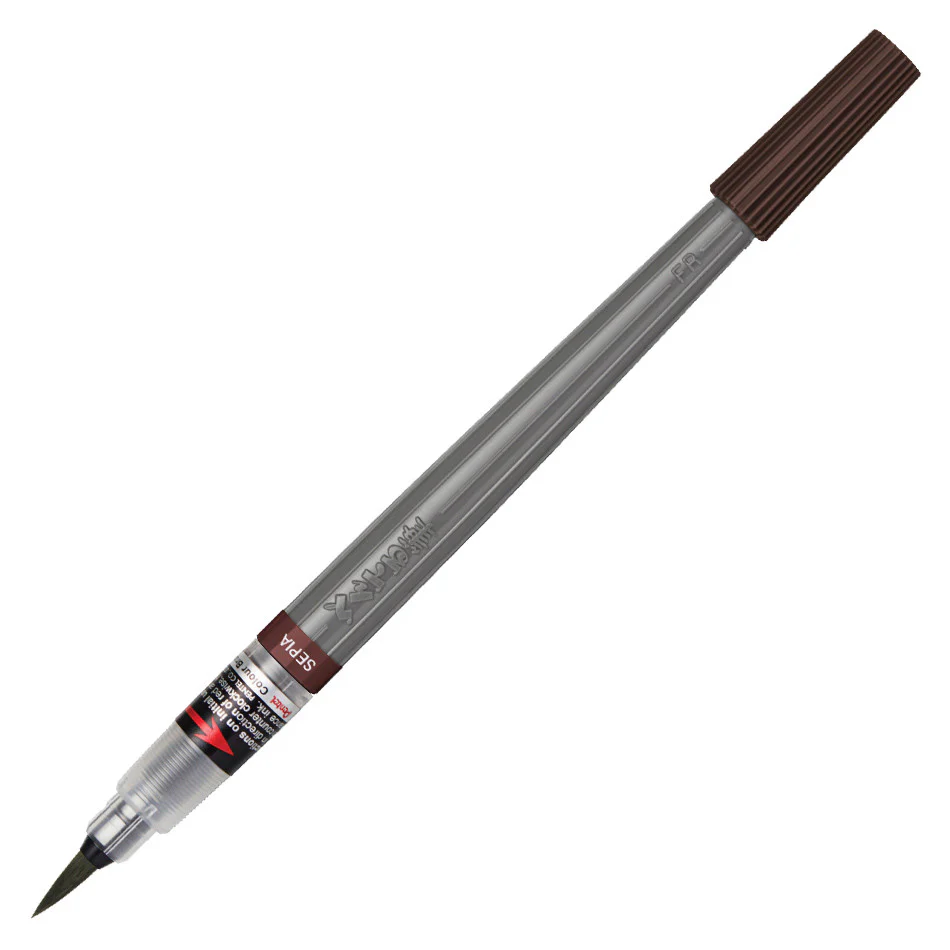 Pentel Colour Brush Pigment Pen XGFP - Image 3