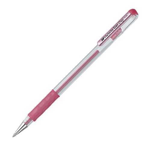 Pentel Hybrid Gel Grip Metallic Rollerball Pen K118M
