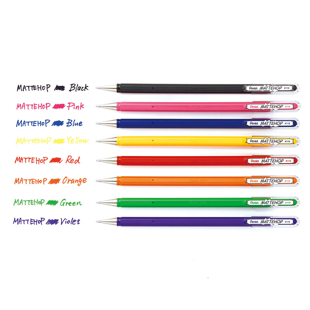 Pentel Mattehop 1.0mm Gel Pen - Image 4