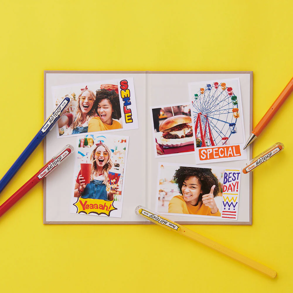 Pentel Mattehop Gel Pen Complete Set of 14 - Image 2