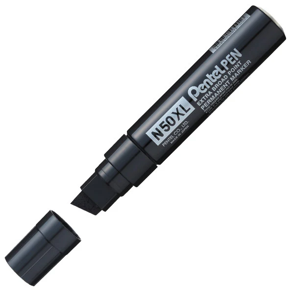 Pentel N50XL Permanent Marker Extra Broad Chisel - Image 2