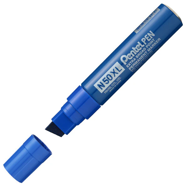 Pentel N50XL Permanent Marker Extra Broad Chisel - Image 3