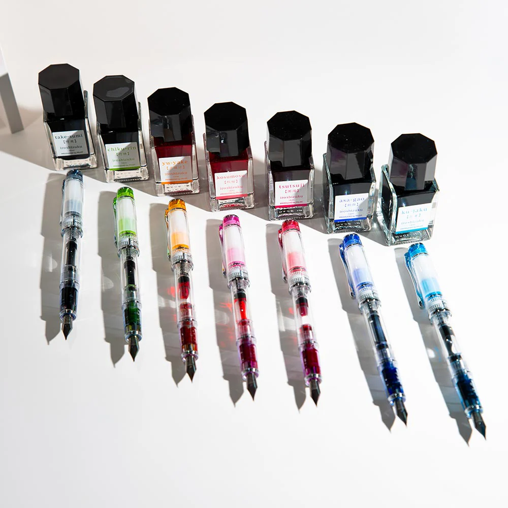 Pilot Prera Fountain Pen Transparent with Red Trim - Image 3