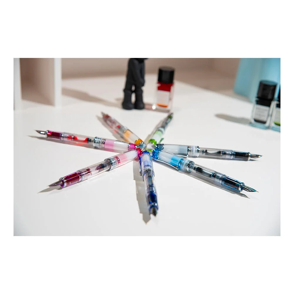 Pilot Prera Fountain Pen Transparent with Red Trim - Image 4