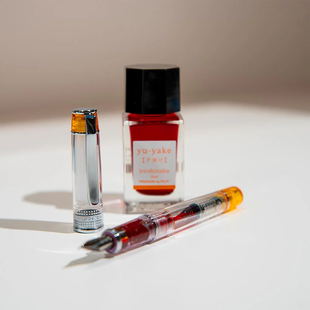 Pilot Prera Fountain Pen Transparent with Red Trim - Image 7