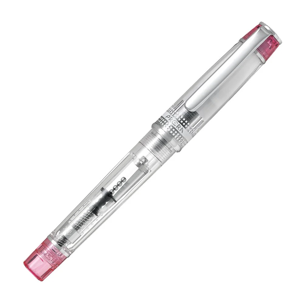 Pilot Prera Fountain Pen Transparent with Pink Trim