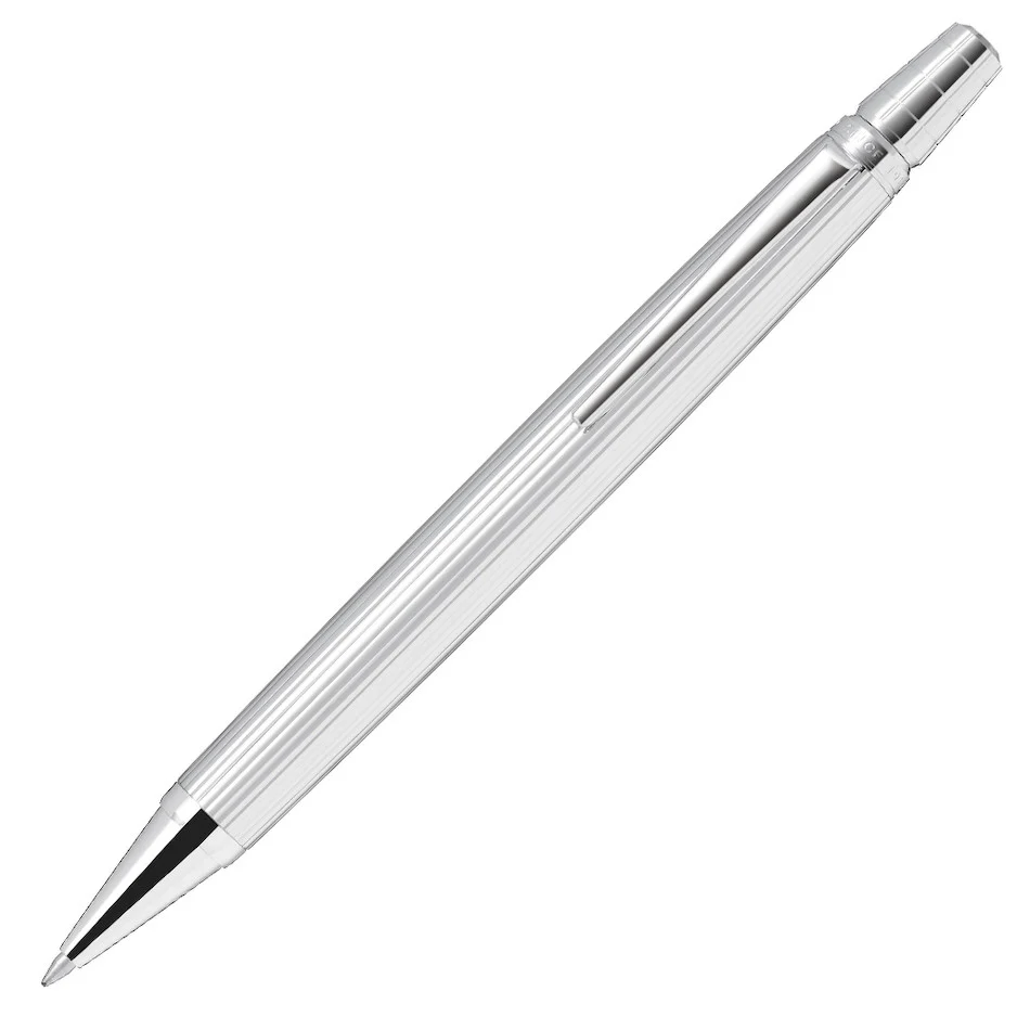 Pilot Raiz Ballpoint Pen Medium Silver Stripe
