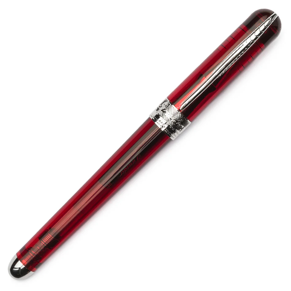 Pineider Avatar UR Demo Black Finitures Rollerball Pen Wine Red - Image 3