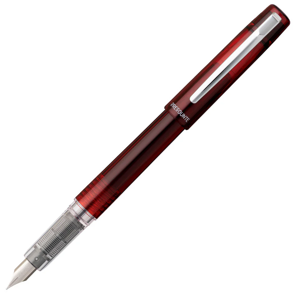 Platinum Prefounte Fountain Pen Crimson