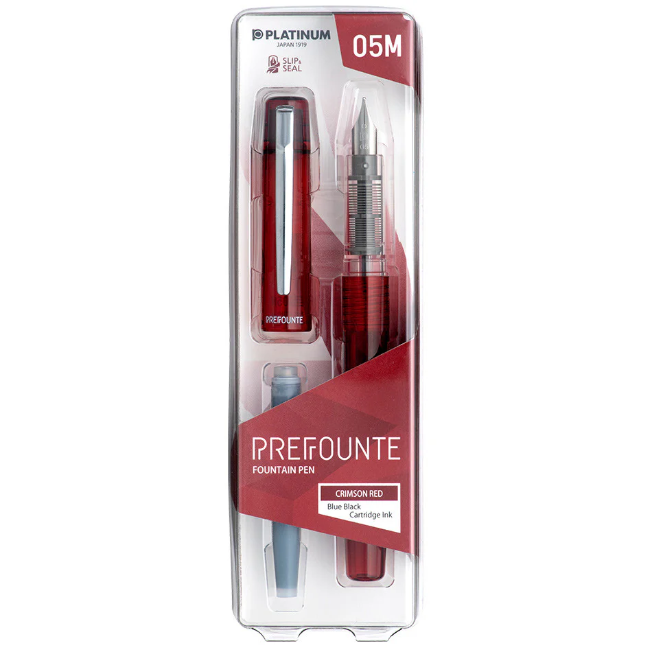 Platinum Prefounte Fountain Pen Crimson - Image 2