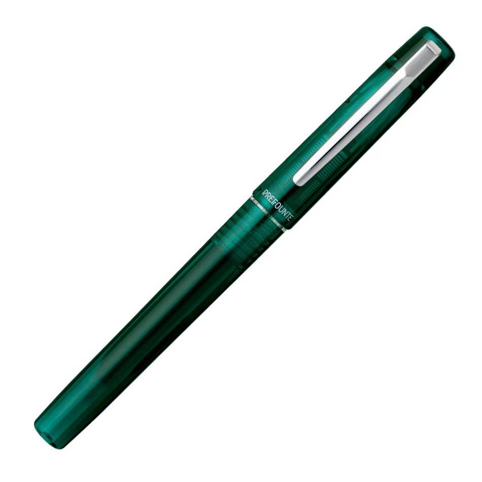 Platinum Prefounte Fountain Pen Dark Emerald - Image 3