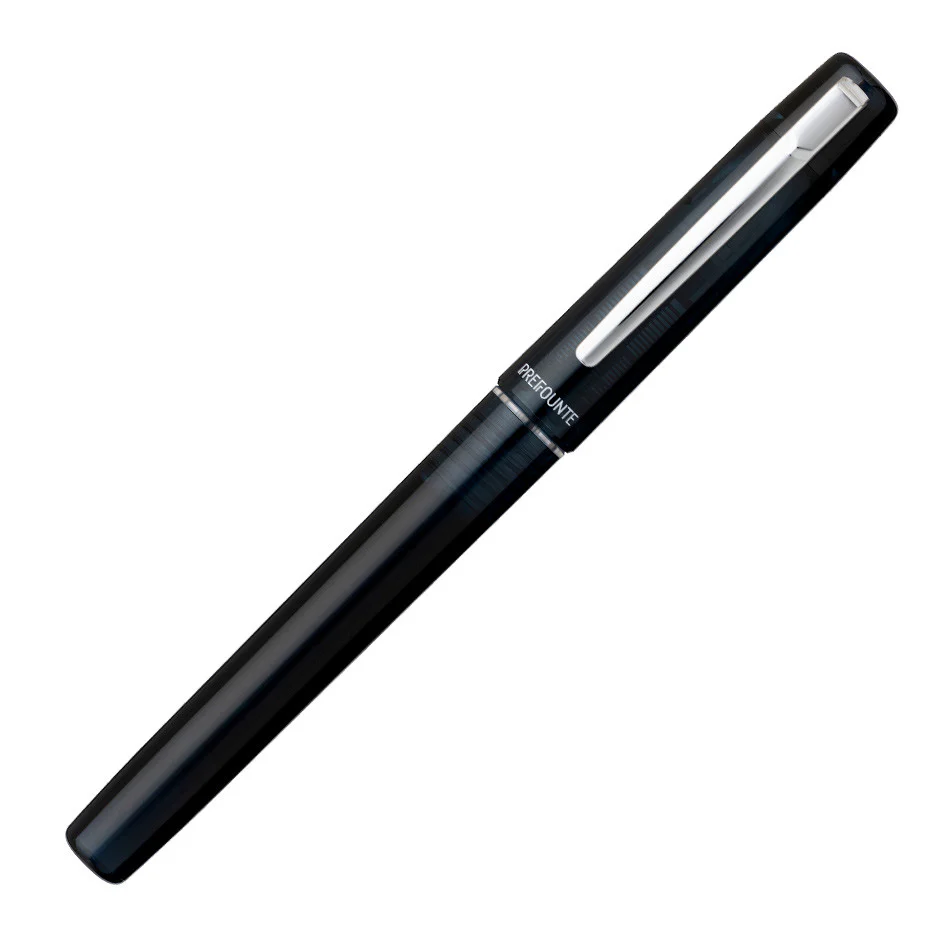 Platinum Prefounte Fountain Pen Graphite Blue - Image 3