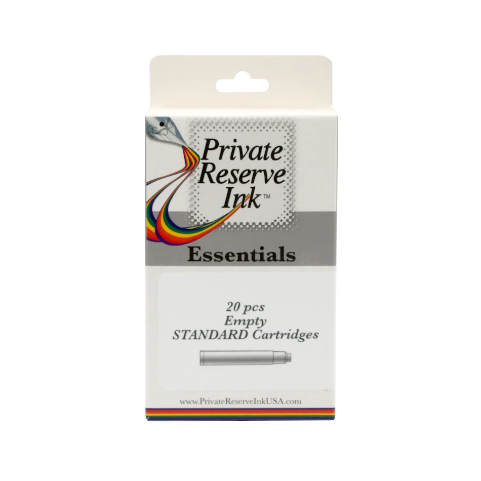 Private Reserve Ink Essentials Empty Standard Cartridges Set of 20